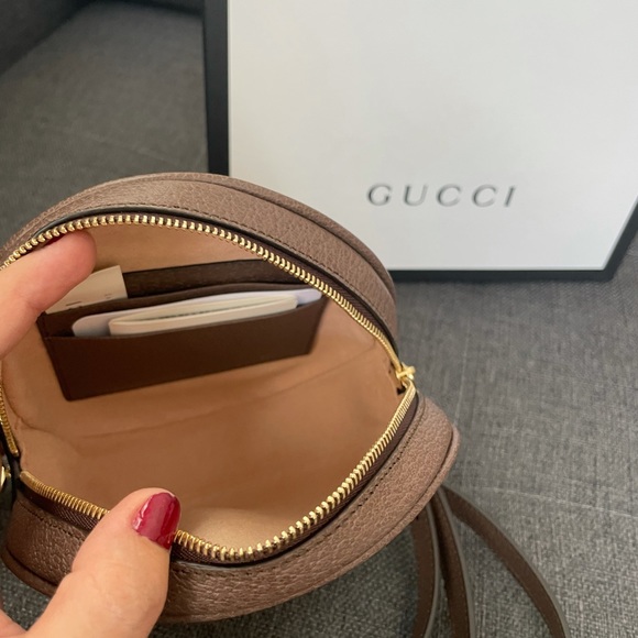 Gucci Ophidia Round GG Coated Canvas Mini Backpack - Picture 5 of 13